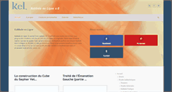 Desktop Screenshot of kabbale.eu